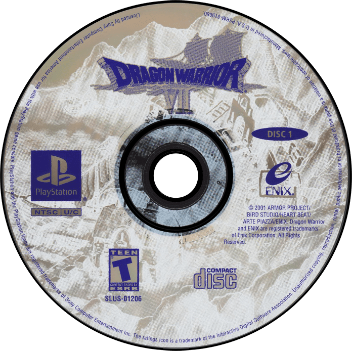 Dragon Warrior 7 media 5 for Playstation